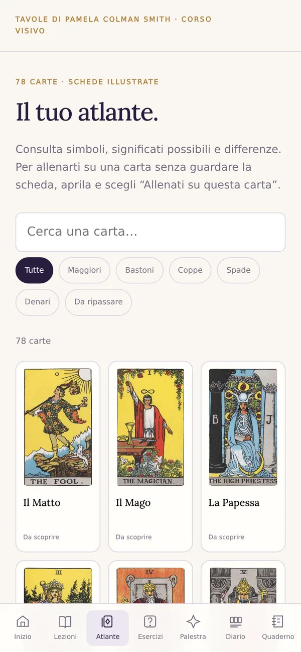 L'atlante delle 78 carte